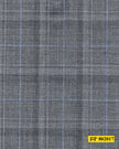 802017/P3-20908 Light Grey With Silver & Blue Check Pants Fabric