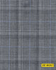 802017/P3-20908 Light Grey With Silver & Blue Check Pants Fabric