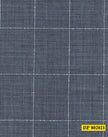 802021/P3-20912 Blue Grey With White Check Pants Fabric