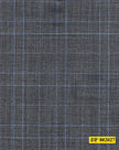 802027/P3-20918 Grey With Light Blue Check Pants Fabric