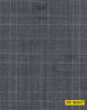 802027/P3-20918 Grey With Light Blue Check Pants Fabric