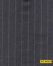 802033/P3-20924 Charcoal Grey With White Stripe Jacket Fabric