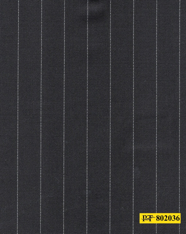 802036/P3-20927 Black With White Stripe Pants Fabric