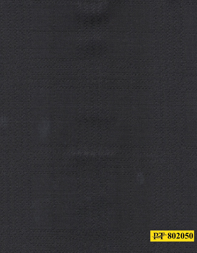 802050/P3-20941 Black Self Check Vest Fabric