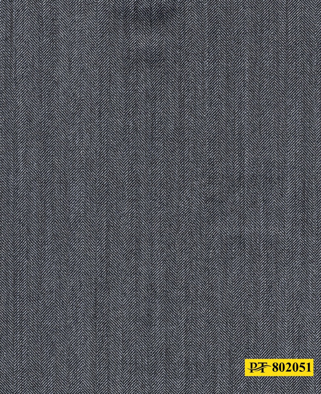 802051/P3-20942 Grey Herringbone Pants Fabric