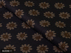 COLOR 11/BLOOM 11 Blue and Brown Floral Printed Fine Giza Cotton Shirting Fabric