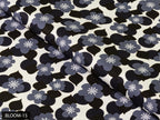 COLOR 15/BLOOM 15 Black and White Floral Printed Fine Giza Cotton Shirting Fabric