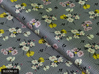 COLOR 20/BLOOM 20 Blue and White Floral Printed Fine Giza Cotton Shirting Fabric