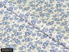 COLOR 35/BLOOM 35 Blue and White Floral Printed Fine Giza Cotton Shirting Fabric