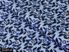 COLOR 38/BLOOM 38 Blue and White Floral Printed Fine Giza Cotton Shirting Fabric