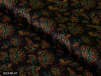 COLOR 47/BLOOM 47 Black and Red Bird Printed Fine Giza Cotton Shirting Fabric