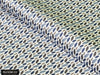 COLOR 55/BLOOM 55 White and Blue Leaf Printed Fine Giza Cotton Shirting Fabric