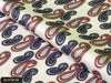 COLOR 96/BLOOM 96 Blue and Red Paisley Printed Fine Giza Cotton Shirting Fabric