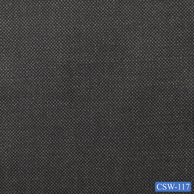 CSW-117/V3-19077 Brown Birdseye Suit Fabric