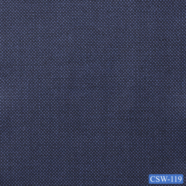 CSW-119/V3-19079 Navy Blue Birdseye Suit Fabric