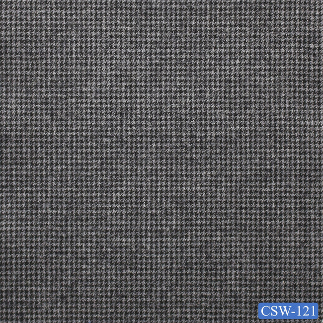 CSW-121/V3-19081 Grey Houndstooth Suit Fabric