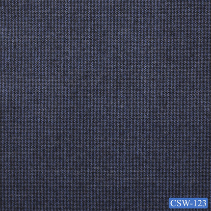 CSW-123/V3-19083 Ash Blue Houndstooth Suit Fabric