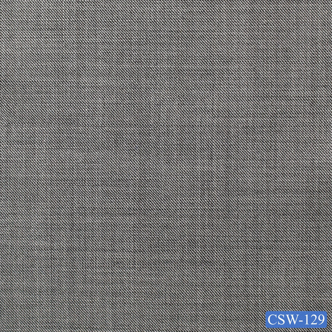 CSW-129/V3-19089 Light Grey Sharkskin Suit Fabric