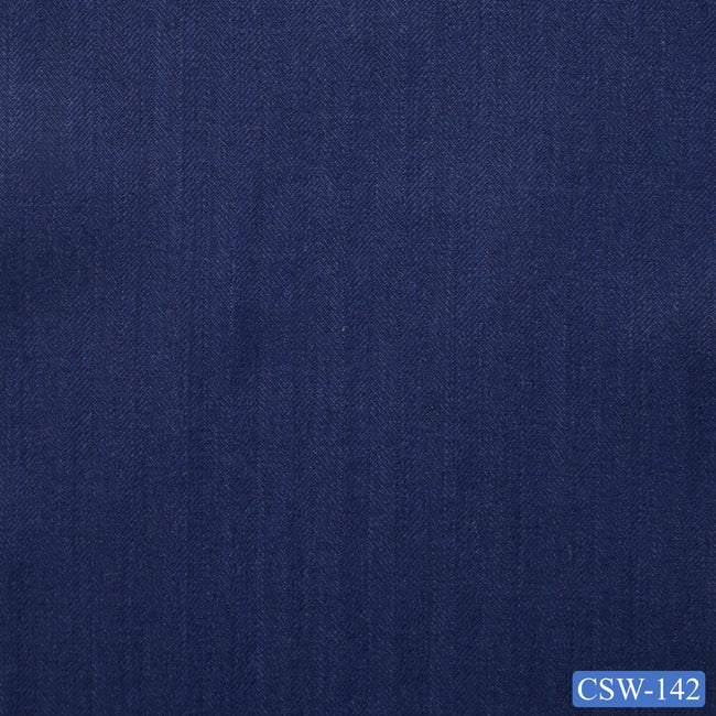 CSW-142/V3-19102 Ash Blue Herringbone Suit Fabric