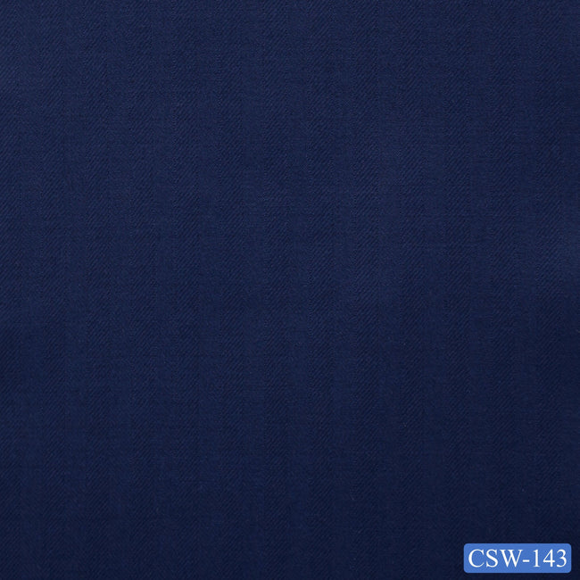 CSW-143/V3-19103 Royal Blue Herringbone Suit Fabric