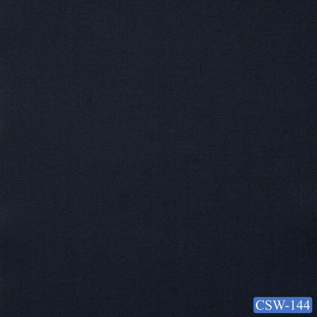 CSW-144/V3-19104 Navy Herringbone Suit Fabric