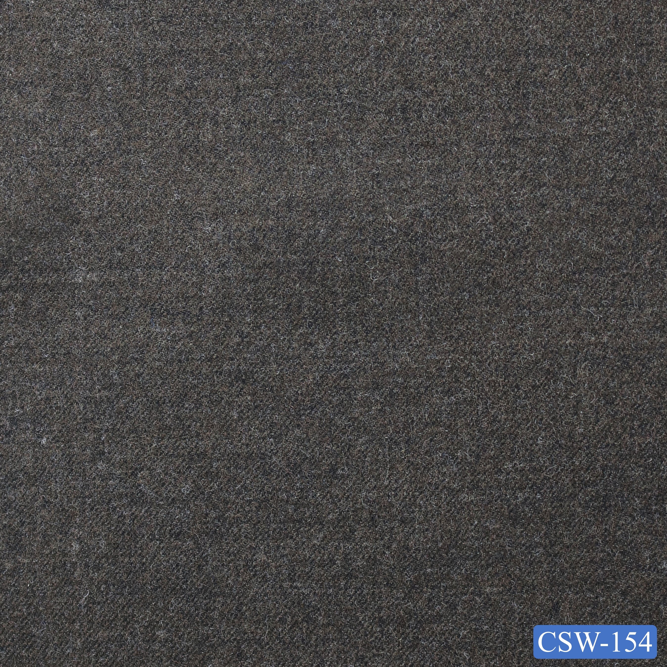 CSW-154/V3-19114 Brown Solid Flannel Suit Fabric