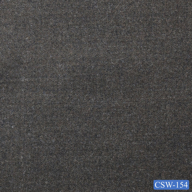 CSW-154/V3-19114 Brown Solid Flannel Suit Fabric