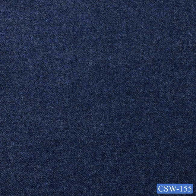 CSW-155/V3-19115 Ash Blue Solid Flannel Suit Fabric