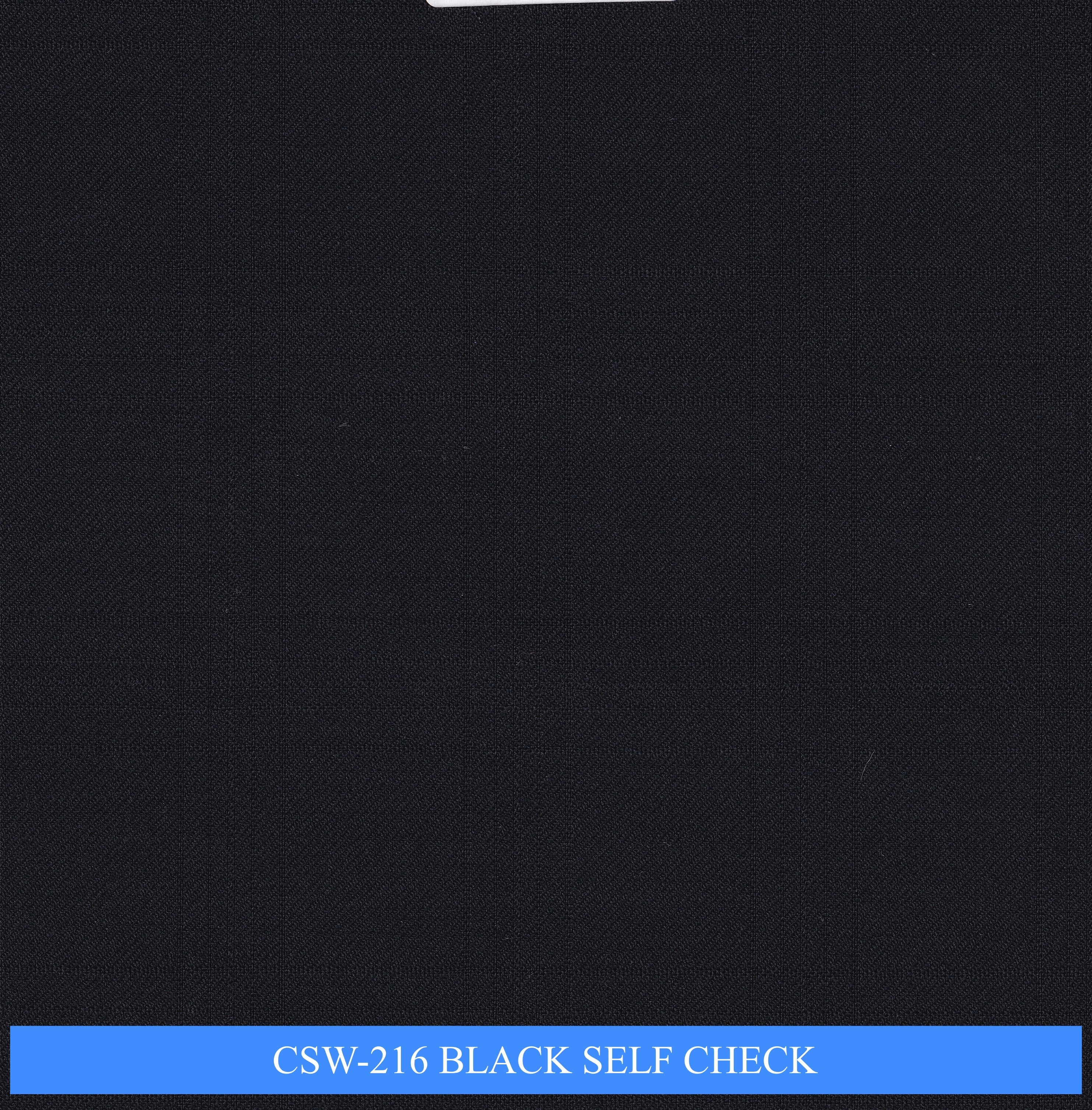 CSW-216/V3-19135 Black Self Check Suit Fabric