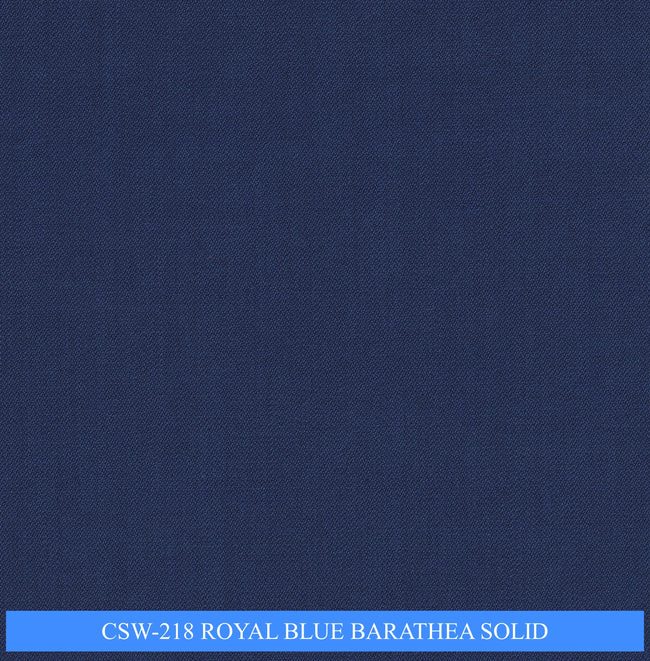 CSW-218/V3-19137 Royal Blue Barathea Solid Suit Fabric