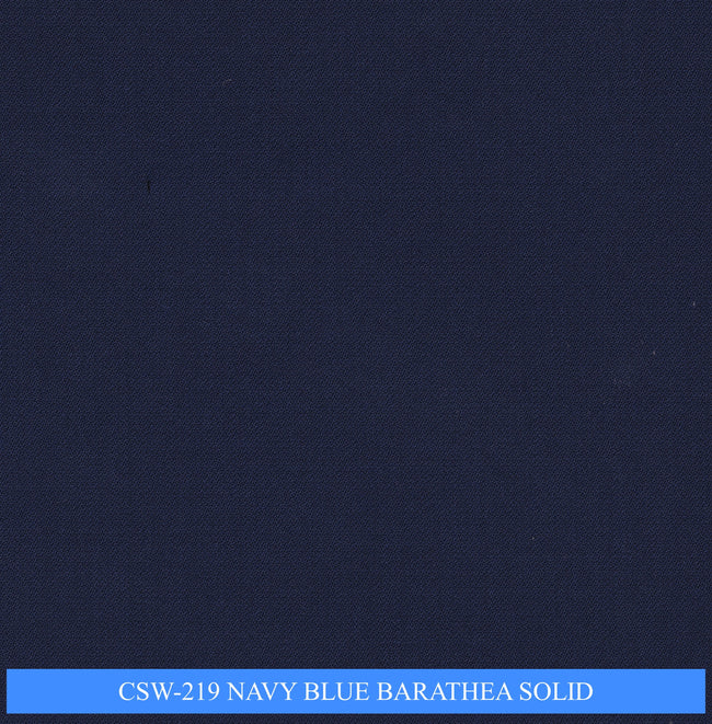 CSW-219/V3-19138 Navy Blue Barathea Solid Suit Fabric