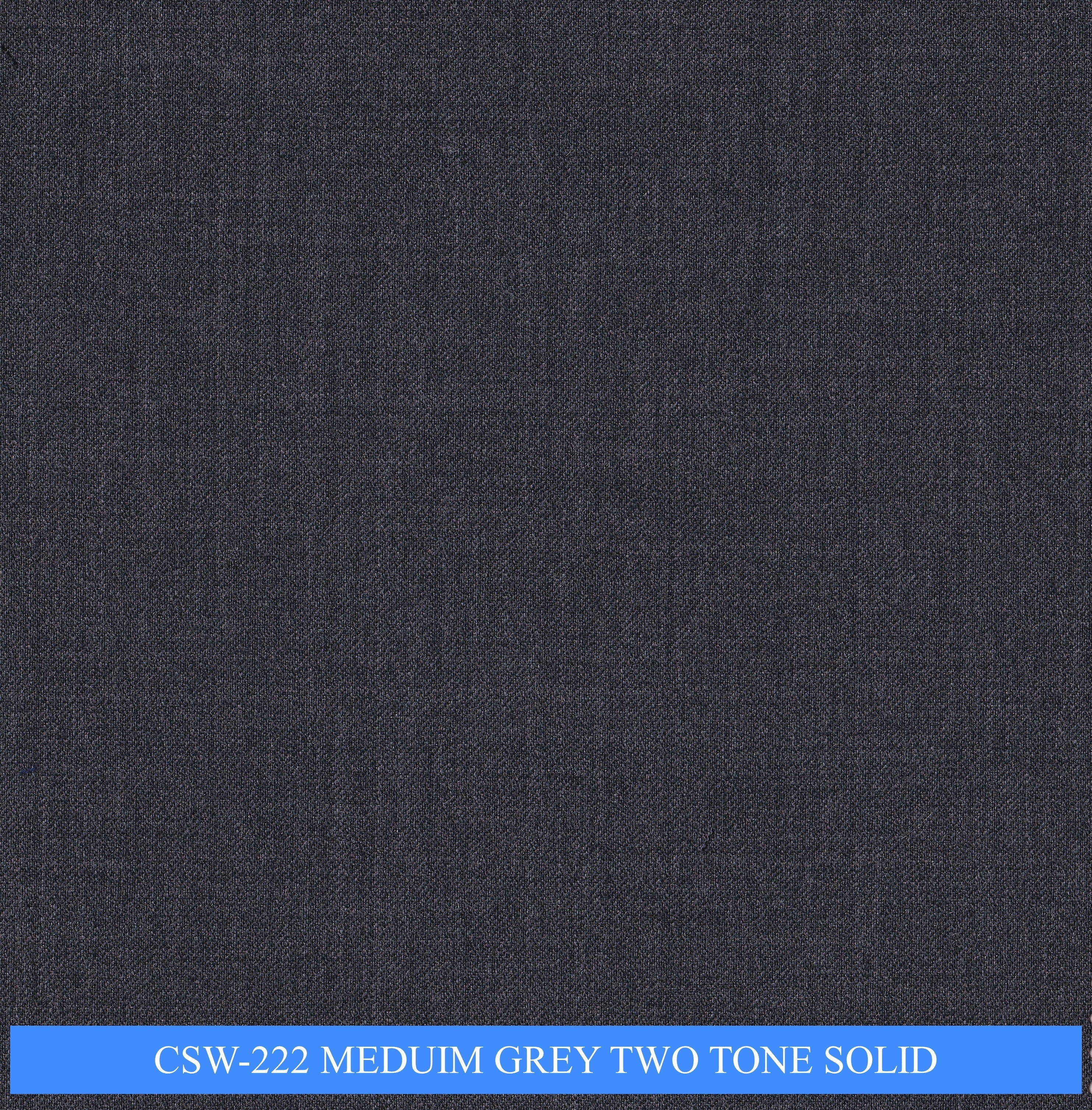 CSW-222/V3-19141 Meduim Grey Two Tone Solid Suit Fabric