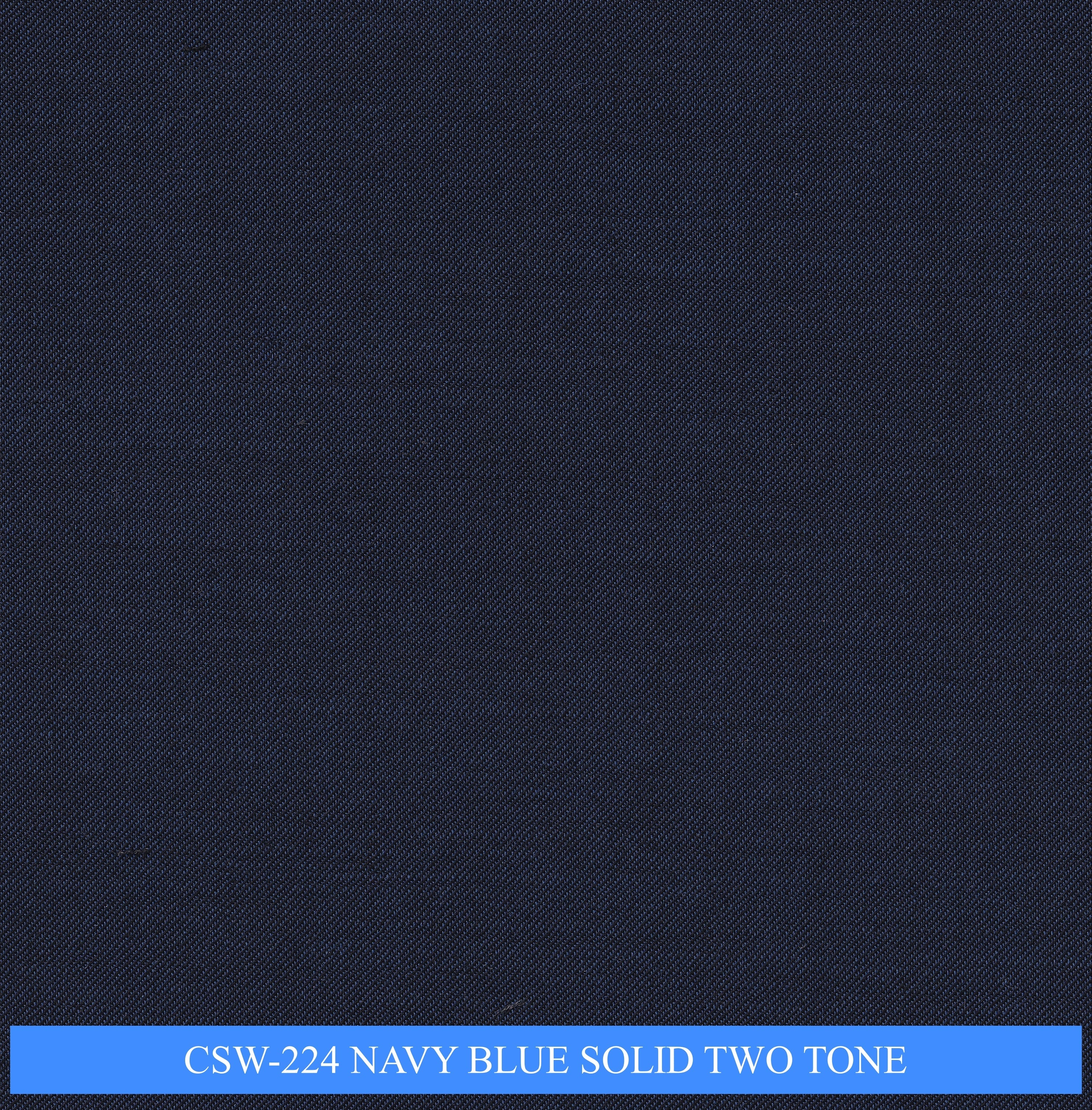 CSW-224/V3-19143 Navy Blue Solid Two Tone Suit Fabric