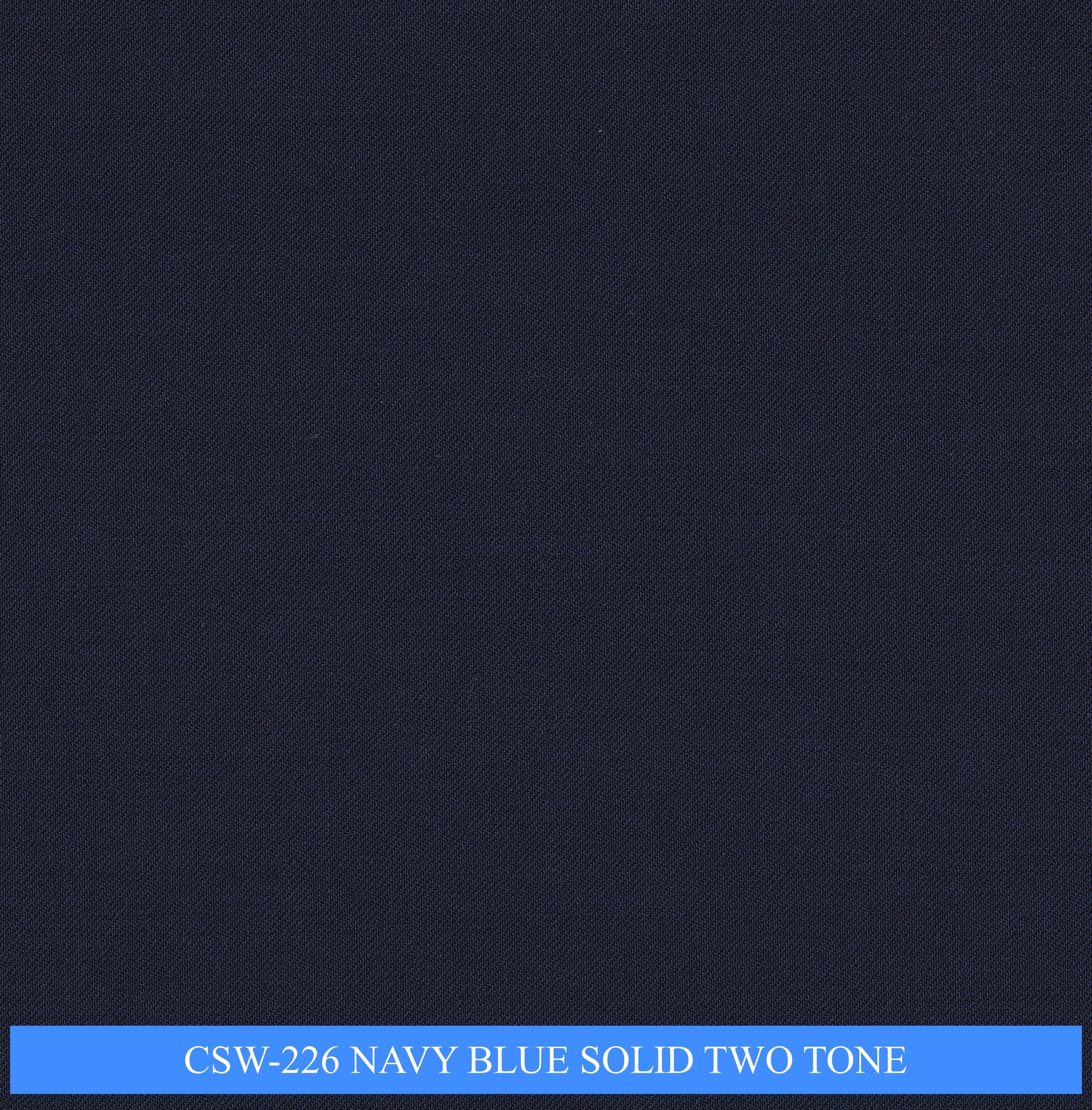 CSW-226/V3-19145 Navy Blue Solid Two Tone Suit Fabric