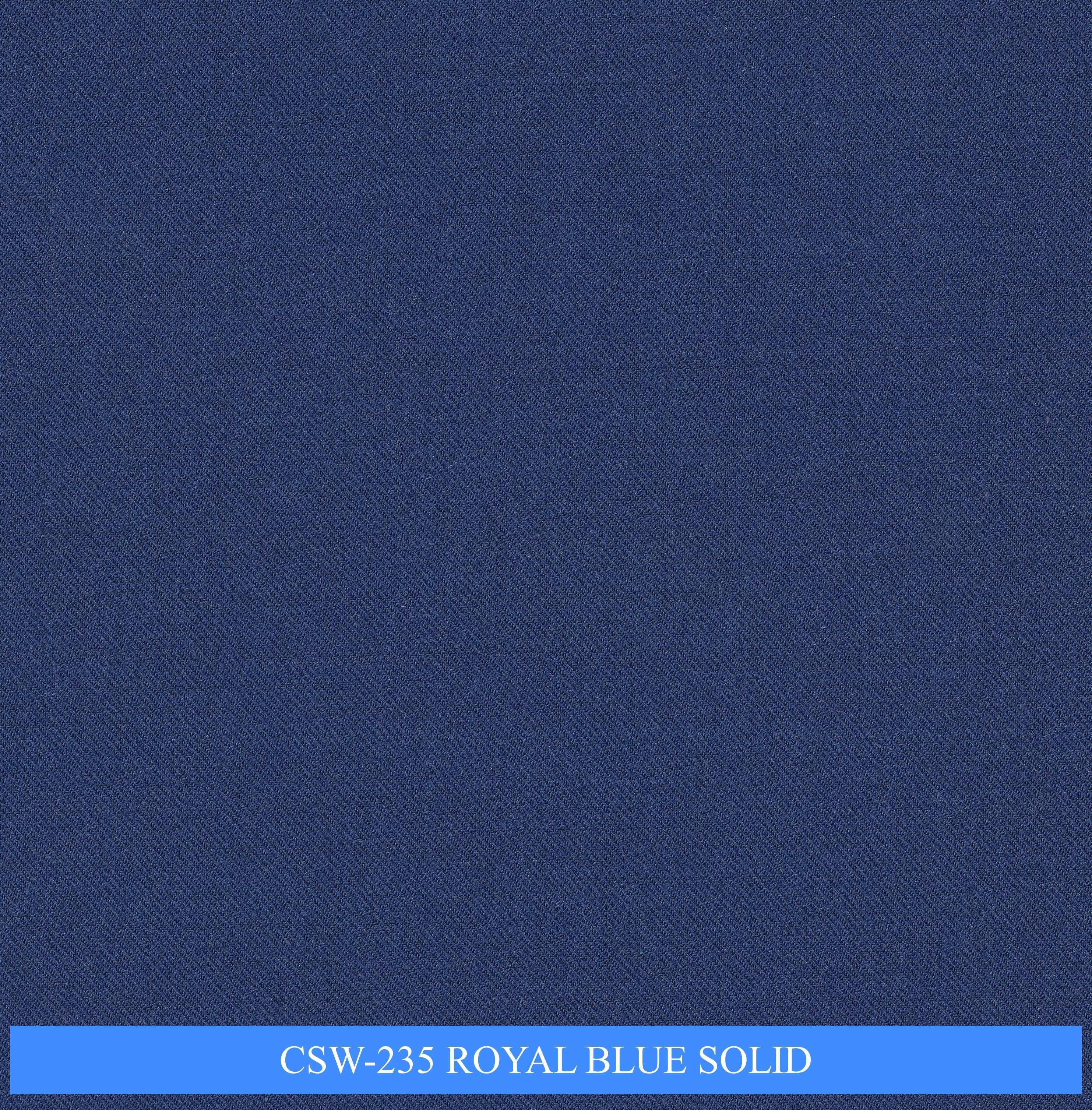 CSW-235/V3-19154 Royal Blue Solid Suit Fabric