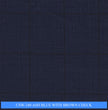 CSW-240/V3-19159 Ash Blue With Brown Check Suit Fabric