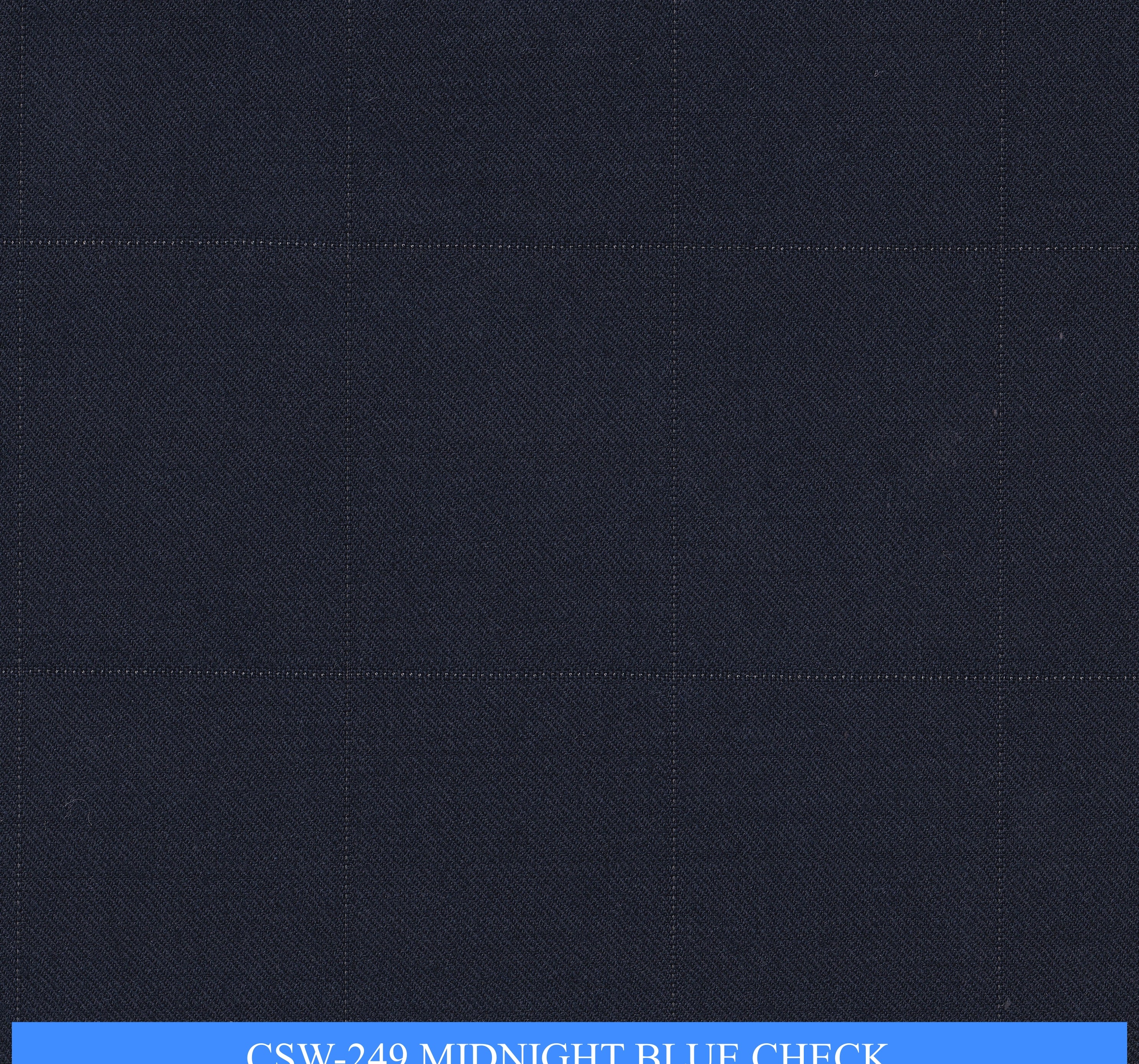 CSW-249/V3-19168 Midnight Blue Check Suit Fabric