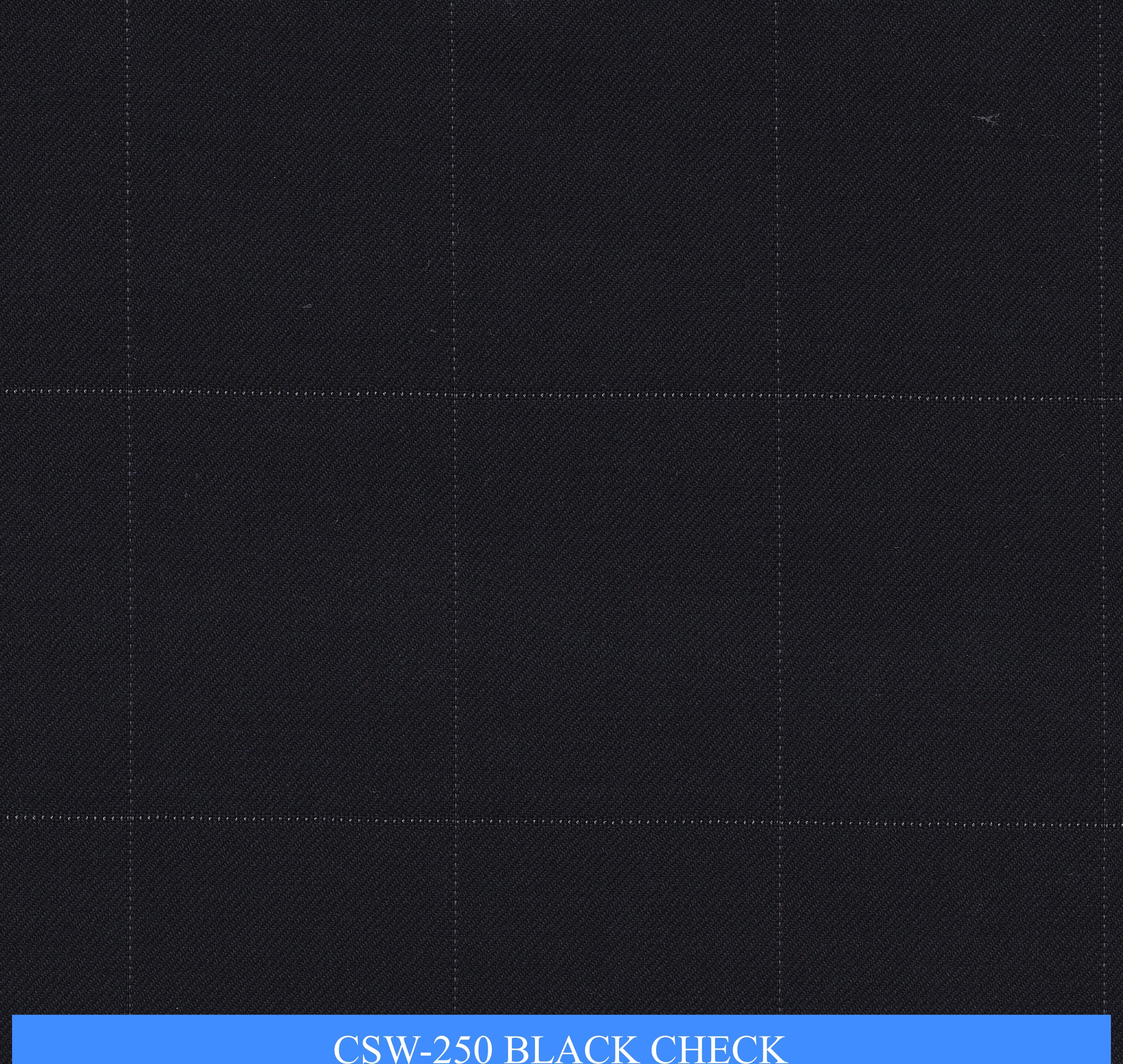 CSW-250/V3-19169 Black Check Suit Fabric