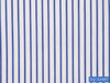 D2-33487 White With Dark Blue Stripe Shirting Fabric