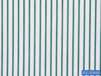 D2-33493 White With Green Stripe Shirting Fabric