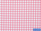 D2-33497 White With Pink Check Shirting Fabric