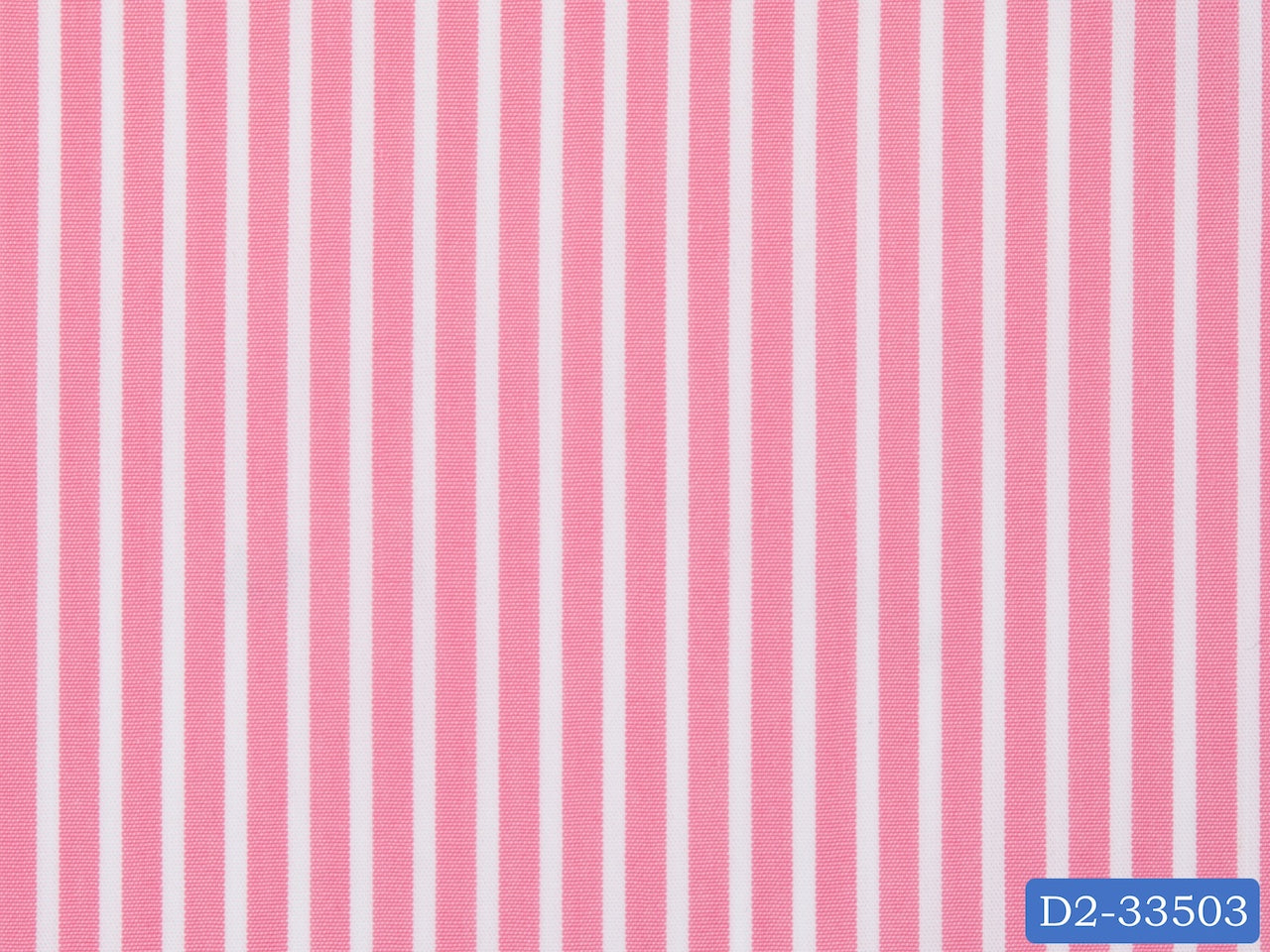 D2-33503 Pink With White Stripe Shirting Fabric