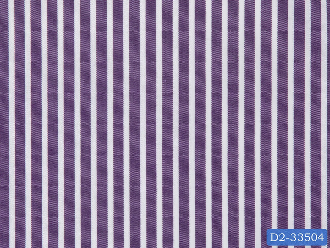 D2-33504 Purple With White Stripe Shirting Fabric