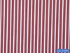 D2-33507 Red With White Stripe Shirting Fabric