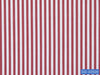 D2-33520 Red And White Stripe Shirting Fabric