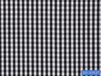 D2-33527 Black And White Check Shirting Fabric