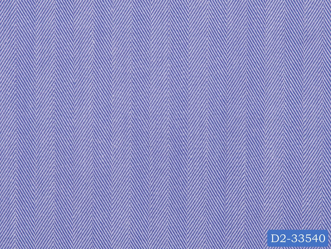 D2-33540 Royal Blue Herringbone Shirting Fabric