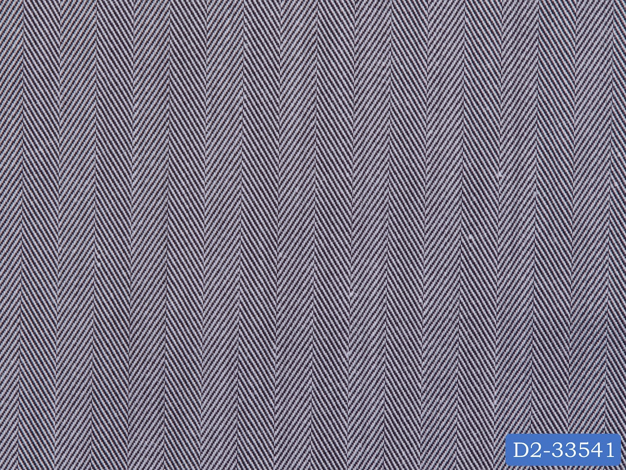 D2-33541 Grey Herringbone Shirting Fabric