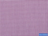 D2-33552 White With Small Purple Check Shirting Fabric