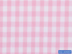 D2-33557 White With Light Pink Check Shirting Fabric